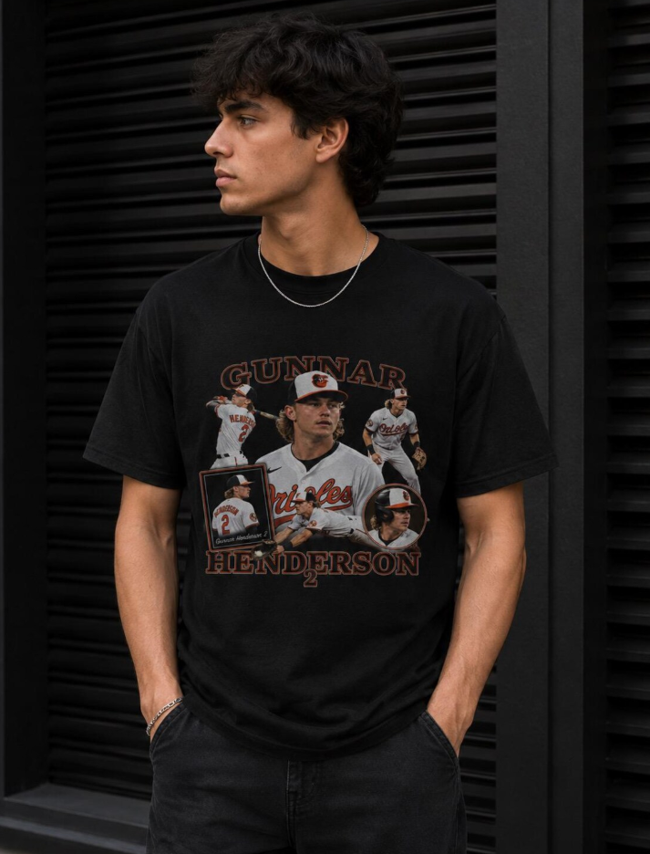 Gunnar Henderson baseball player T-Shirt Orioles tribute