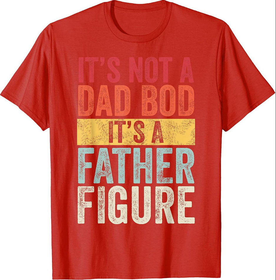 Funny Father Figure Dad Bod Sweatshirt Retro Crewneck