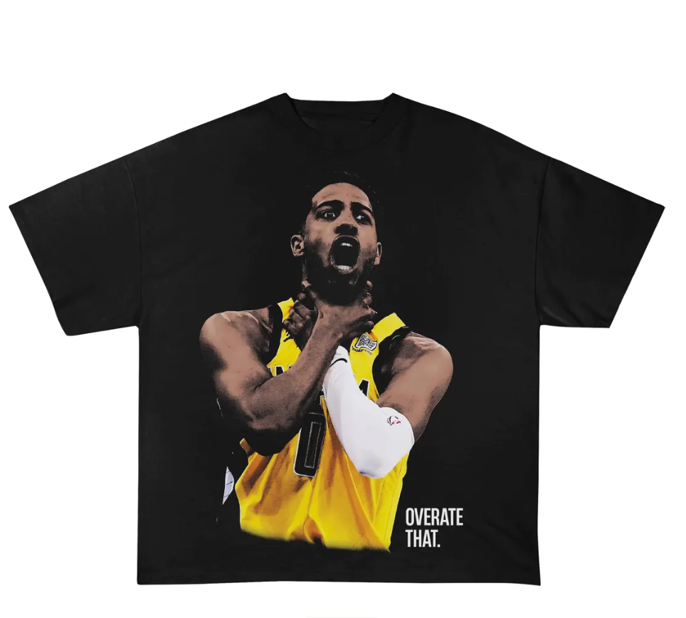 Tyrese Haliburton OVERATE THAT 2026 Playoff Tee, Bootleg Shirt, Conference Finals Playoff T Shirt, Gift Present