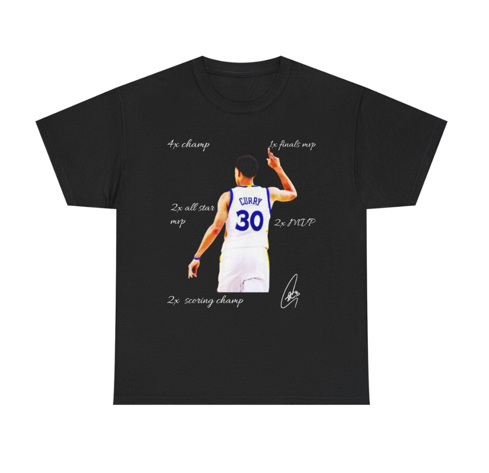 Stephen Curry Golden State T Shirt Autograph Edition Graphic Tee