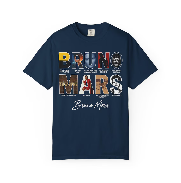 Bruno Mars collage T-shirt, Bruno Mars Shirt, Bruno Mars