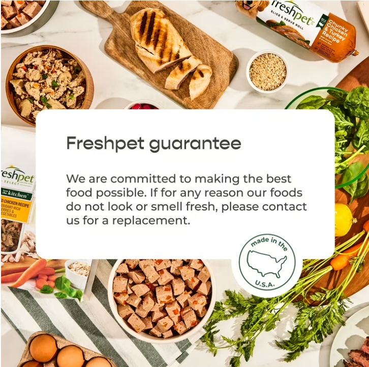 Freshpet Fresh Dog Food, Tender Chicken Recipe, Freshly Roasted Meals, 5.5 lb.