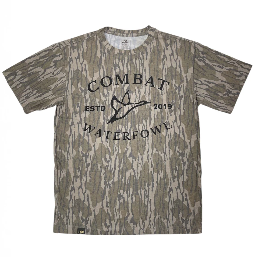 Mossy Oak Camo Combat Logo Short Sleeve T-Shirt