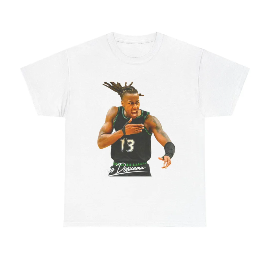 Ayo Dosunmu Minnesota T Shirt Graphic Basketball Tee