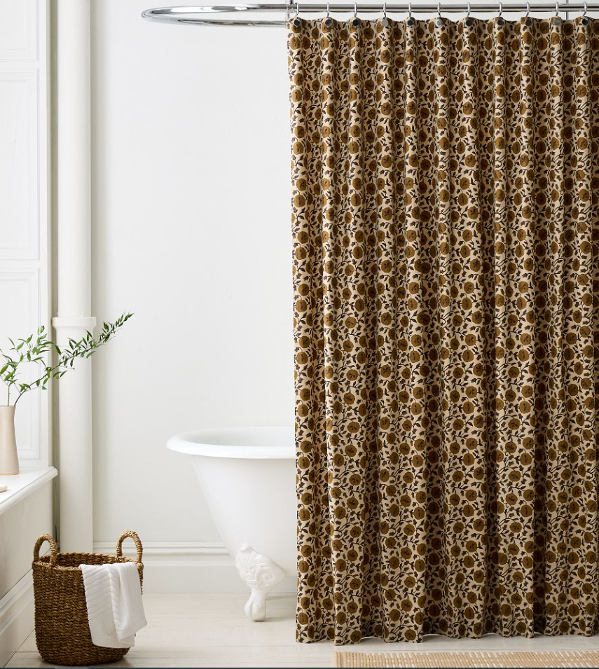 Laney Floral Shower Curtain