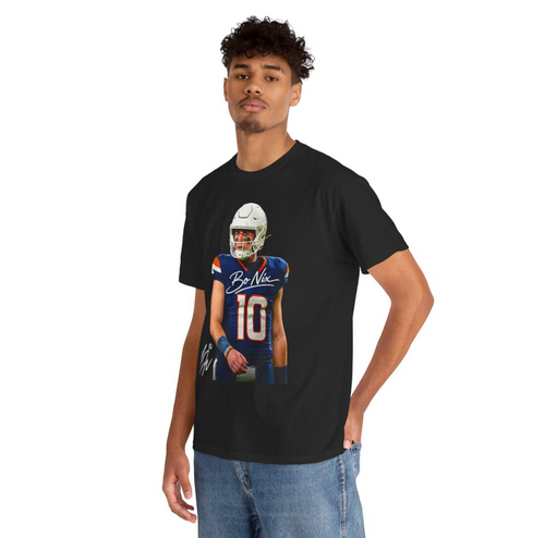Bo Nix Denver T Shirt Autograph Edition Football Fan Shirt