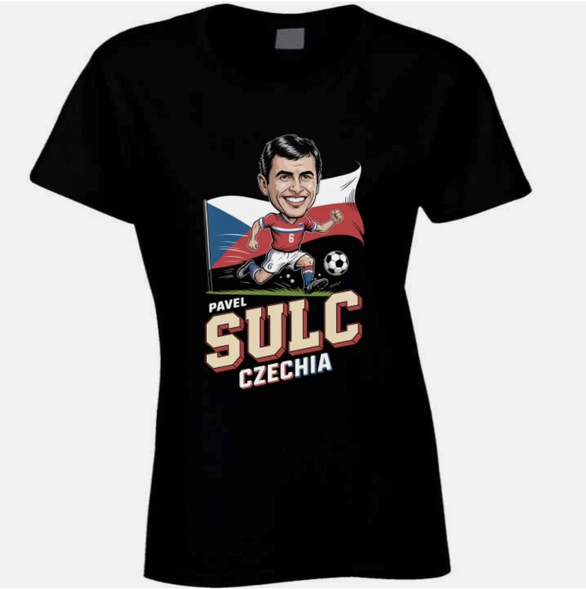 Pavel Sulc Czechia Midfielder World Cup T Shirt
