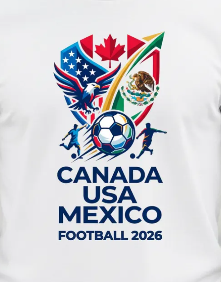 World Football 2026 Shirt, Canada Mexico USA Tee , Soccer Fan Shirt, Football Fan Gift, Soccer 2026 Shirt, 2026 Football Fan Shirt
