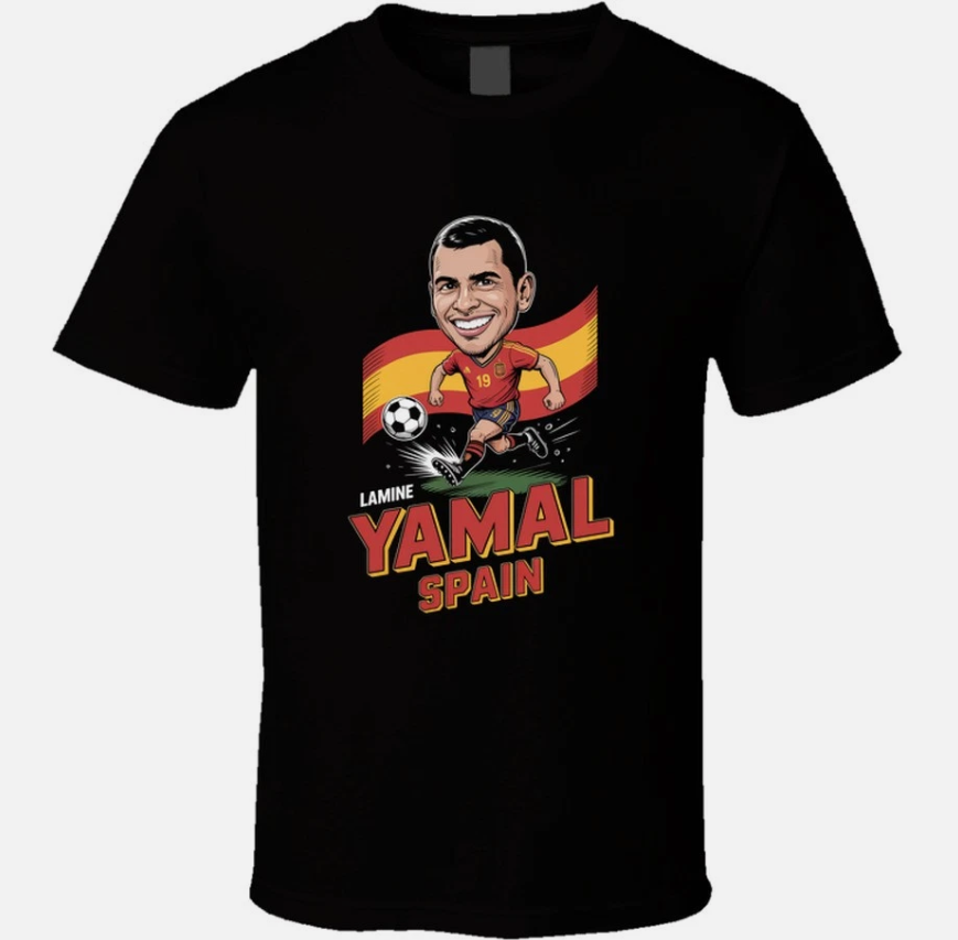 Lamine Yamal Spain Forward World Cup Soc T Shirt