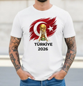 Türkiye Soccer T-Shirt 2026, Turkish Flag Soccer 2026 Tee, Turkey Football Fan Shirt, National Team Souvenir Gift for Fans, Türkiye Futbol