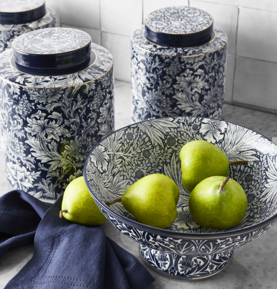 Morris & Co. x Williams Sonoma Bluebell Fruit Bowl