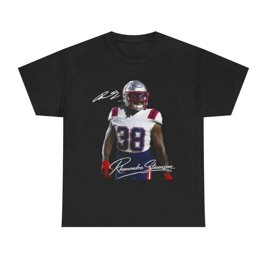 Rhamondre Stevenson New England T Shirt