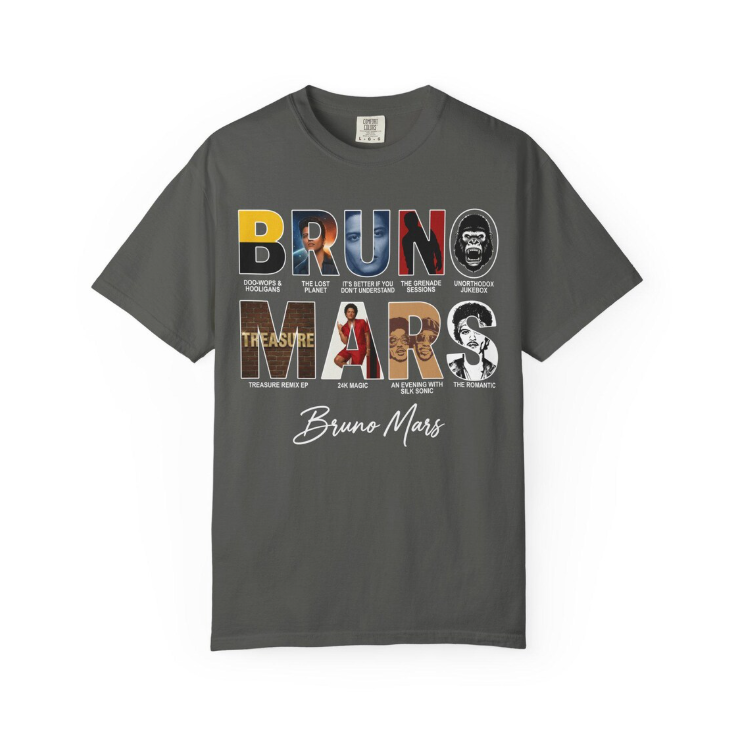 Bruno Mars collage T-shirt, Bruno Mars Shirt, Bruno Mars