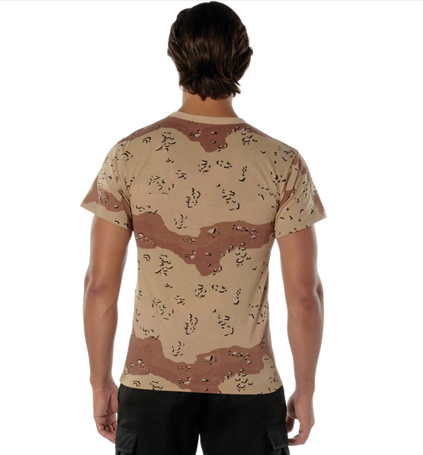 6-Color Desert Camouflage Short Sleeve T-Shirt