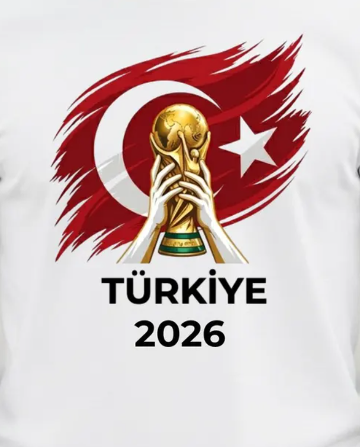 Türkiye Soccer T-Shirt 2026, Turkish Flag Soccer 2026 Tee, Turkey Football Fan Shirt, National Team Souvenir Gift for Fans, Türkiye Futbol