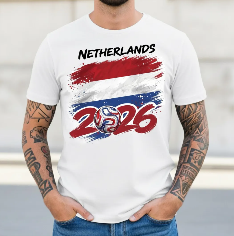 Netherlands 2026 Soccer Shirt, Global Soccer 2026 Netherlands T-shirt, Oranje Fan Gift, Holland Flag Football Tee, Soccer Lover Tee.