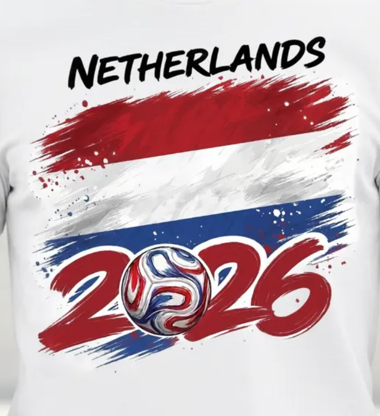 Netherlands 2026 Soccer Shirt, Global Soccer 2026 Netherlands T-shirt, Oranje Fan Gift, Holland Flag Football Tee, Soccer Lover Tee.