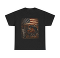 Dad BBQ Grill American Flag Shirt, Father's Day Shirt, Patriotic Dad Shirt, Dad Tools Shirt