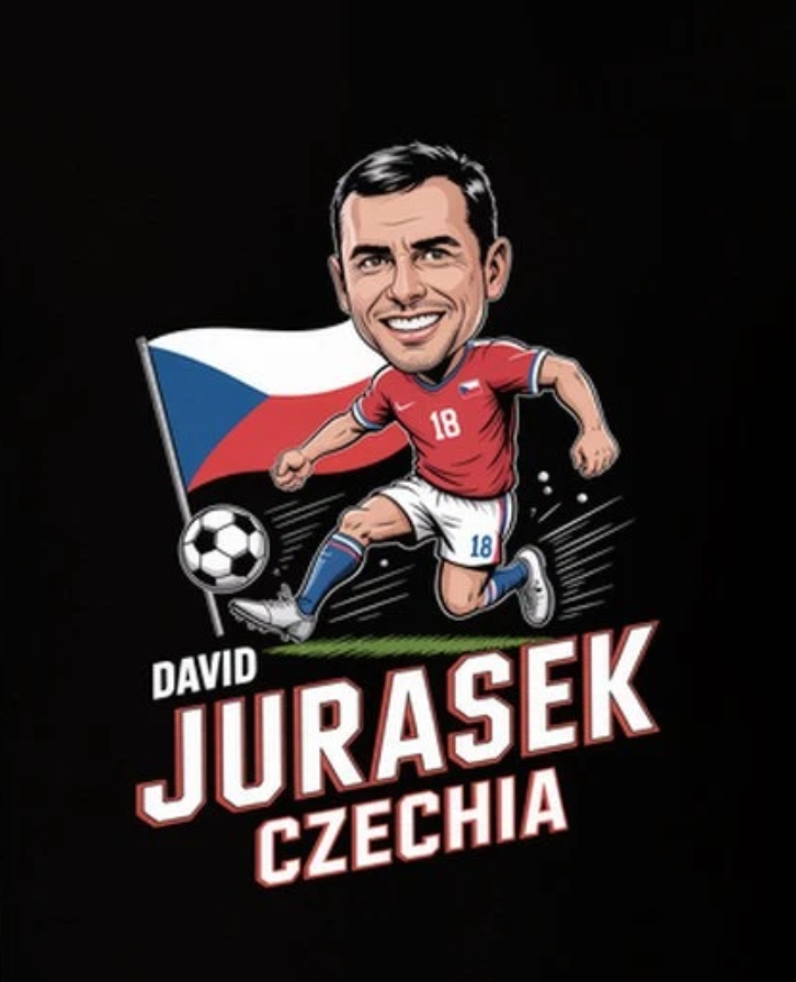 David Jurasek Czechia Defender World Cup T Shirt