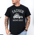 Father Mows Best, Funny Father's Day Gift, Vintage Lawn Mower Tee,Premium Unisex Dad Shirt, Gift for Dad Who Loves Lawn Care