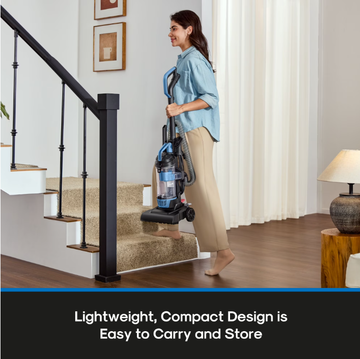 Mainstays Lightweight Bagless Upright Vacuum Cleaner with Brush and Crevice Tool