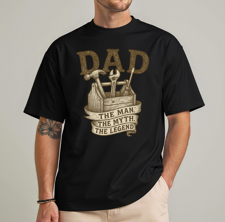 The Man The Myth The Legend Dad Toolbox Shirt | Vintage DIY Father’s Day Tee