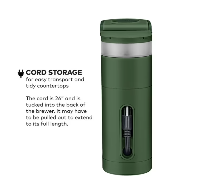 Keurig K-Mini Single Serve K-Cup Pod Coffee Maker, Evergreen