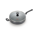 T-fal Easy Care Nonstick Cookware, Jumbo Cooker, 5 Quart, Grey