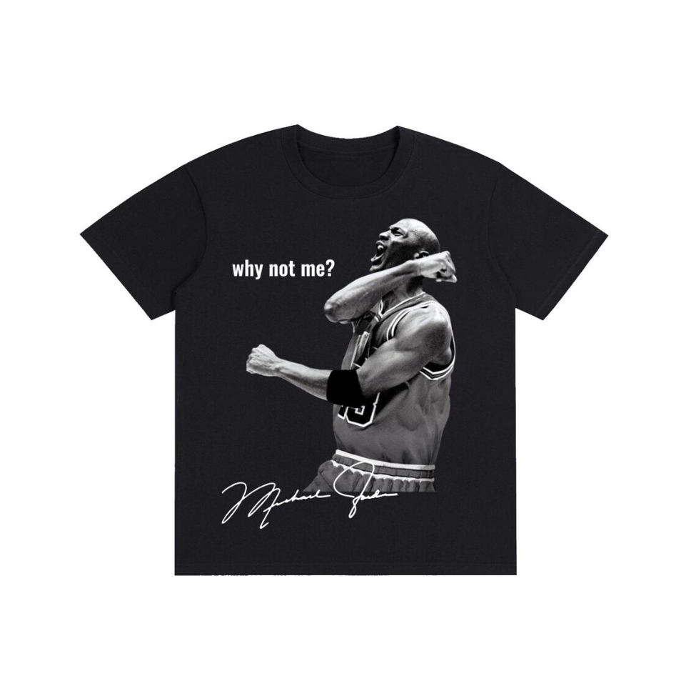 Michael Jordan Graphic T Shirt Chicago Pure Cotton Unisex Tee