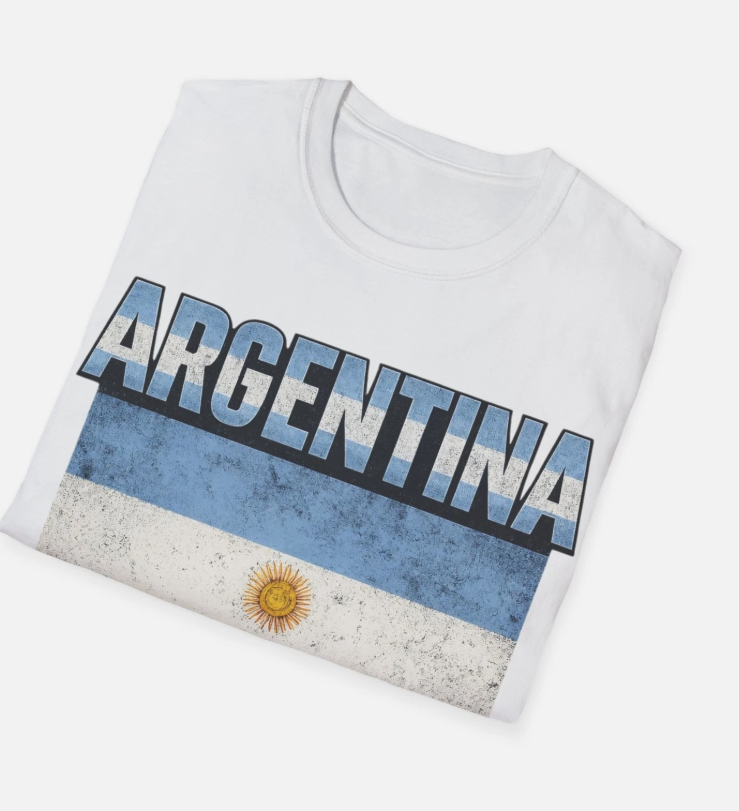 Argentina Flag Tee |Nation Heritage Collection Argentina EST.1893 T-Shirt