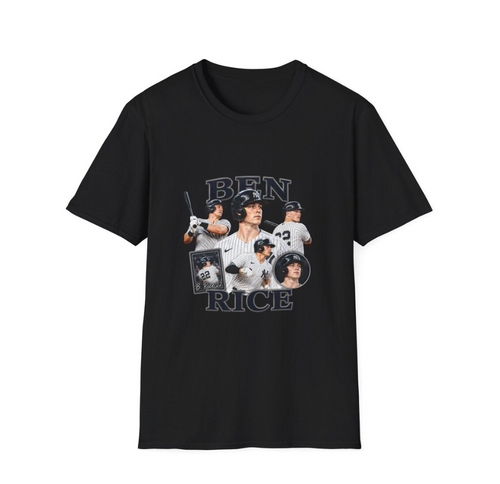 Ben Rice baseball collage T-Shirt player name tee, sports team design, NY Yankees shirt