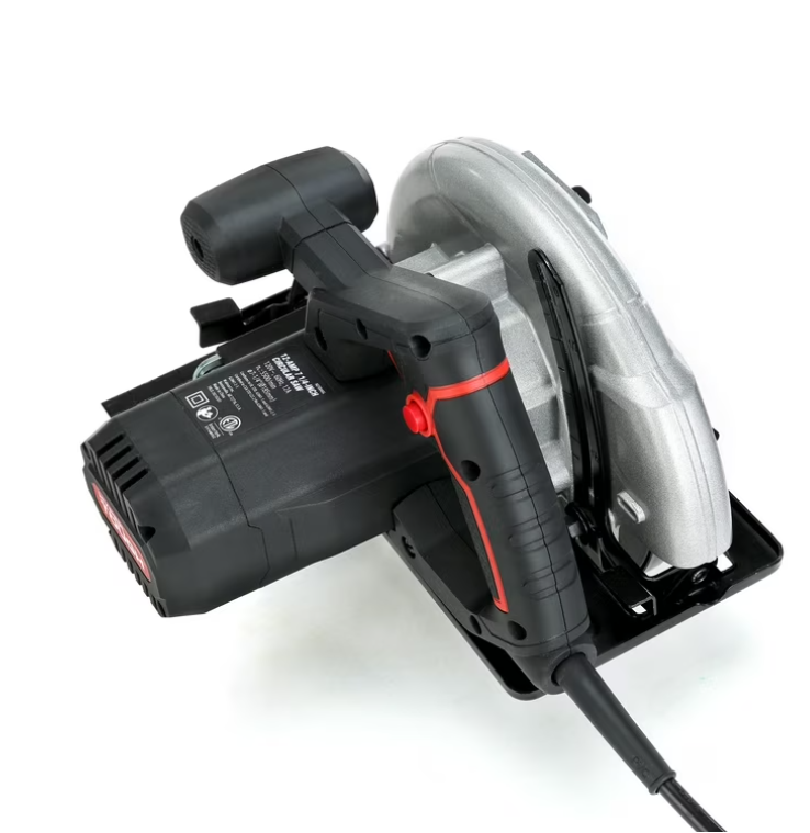 Hyper Tough 12 Amp 7-1/4 Inch Corded Circular Saw with Steel Shoe and Adjustable Bevel