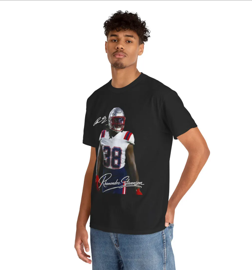 Rhamondre Stevenson New England T Shirt
