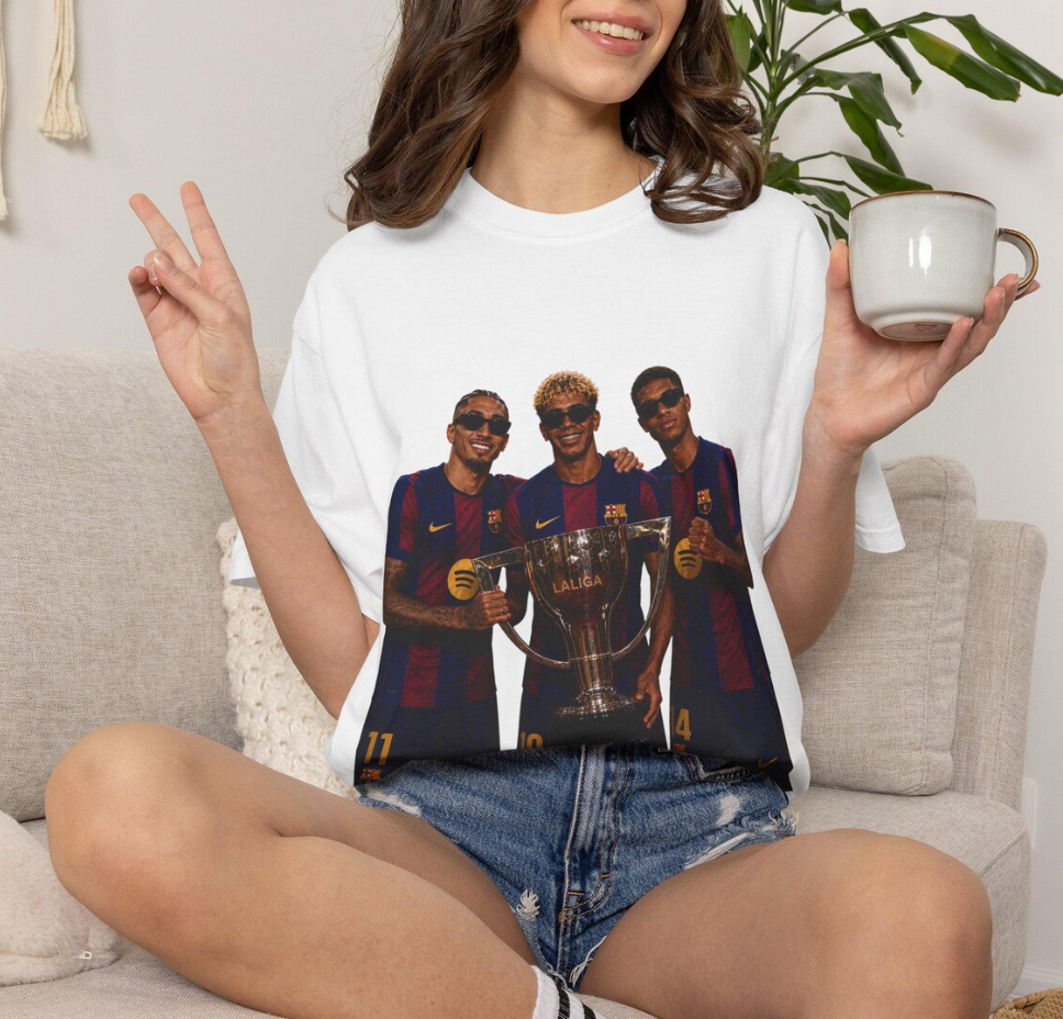 Barcelona Football Shirt, barca shirt, fcb tee, barca tee, barca gift, fcb shirt, yamal tee, yamal shirt, raphina tee, raphina shirt, Barca