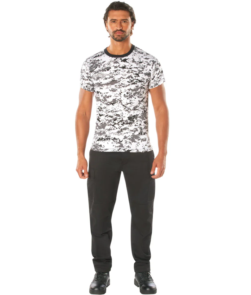 Digital City Camo Military T-Shirt