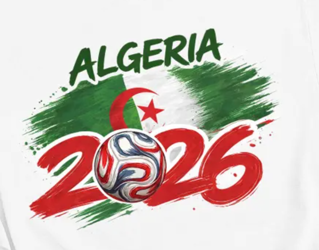 Algeria 2026 Soccer Shirt, Global Soccer 2026 Algeria T-shirt, Les Fennecs Fan Gift, Algeria Flag Football Tee, Algerian Pride, Soccer Lover