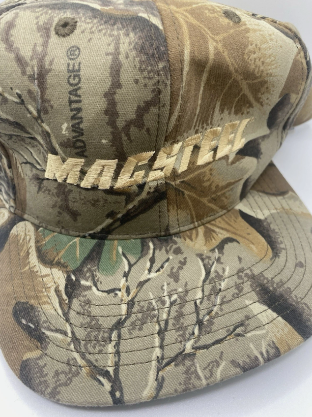 Vintage Camo Hat Cap Snapback 80s 90s Made In USA