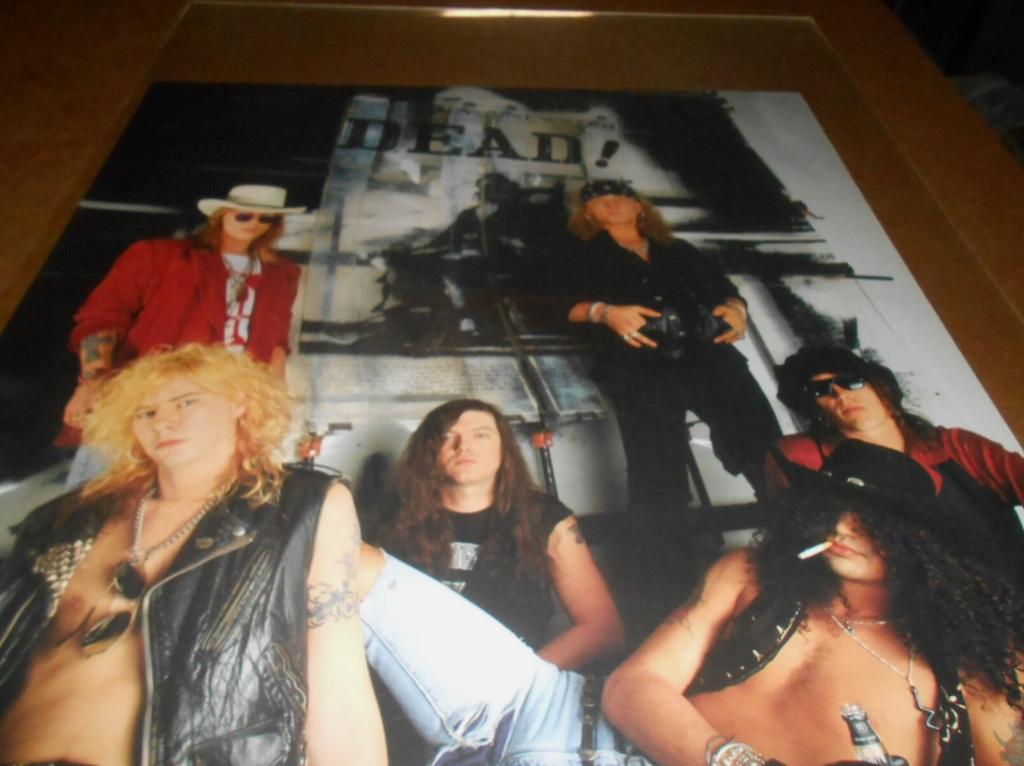 Guns N’ Roses Dead! Poster Original 1991 Promo