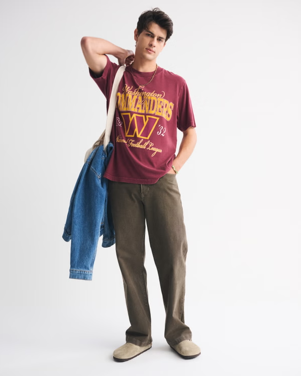 Washington Commanders Vintage Inspired Graphic Tee - Vintage NFL Fan Shirt