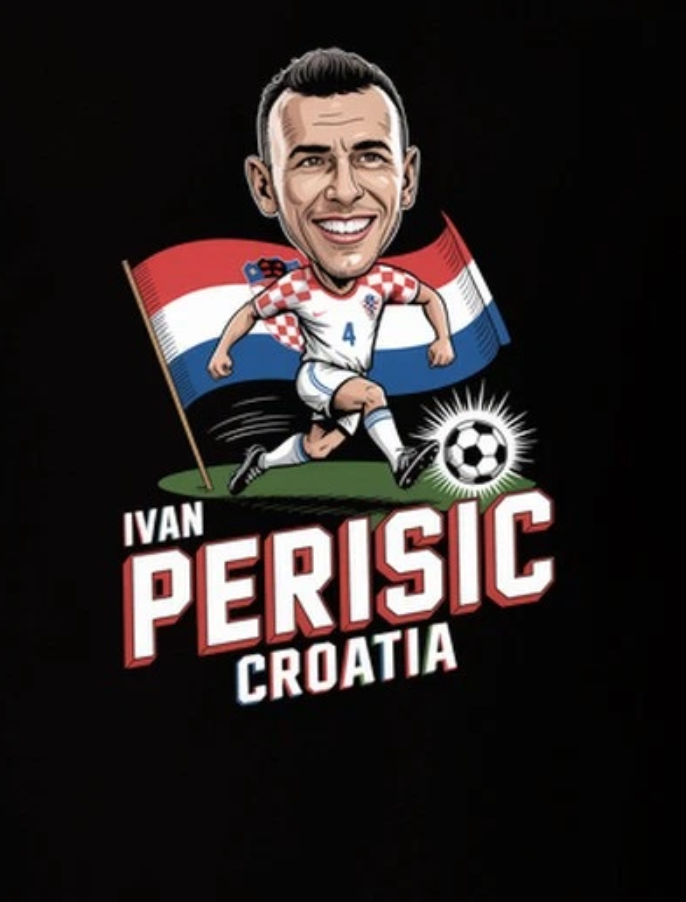 Ivan Perisic Croatia Forward World Cup S T Shirt
