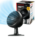 Honeywell 10" Black Turbo Force Power Oscillating Table Fan, 35ft Air Circulation Power, 3 Speed, 45° Pivot, HPF860BWM