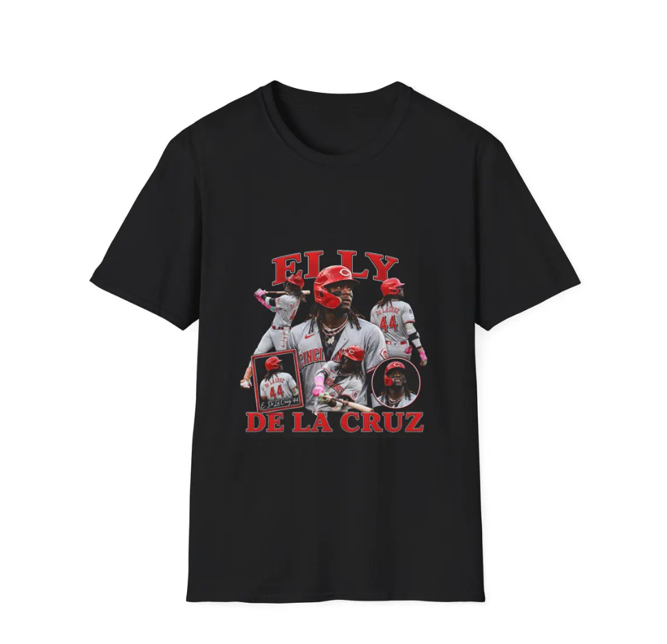 Elly De La Cruz T-Shirt Baseball Player Graphic, Cincinnati Reds MLB
