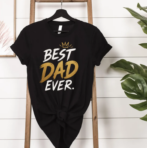 Best Dad Ever Shirt Gift for Men, Dad Life Printed Shirt, Funny Dad Shirt, Dad Appreciation Graphic Tee, Fathers Day Gift, Dad Birthday Gift