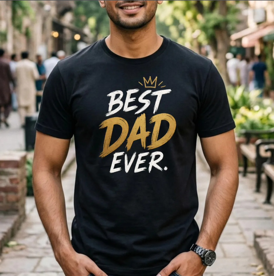 Best Dad Ever Shirt Gift for Men, Dad Life Printed Shirt, Funny Dad Shirt, Dad Appreciation Graphic Tee, Fathers Day Gift, Dad Birthday Gift