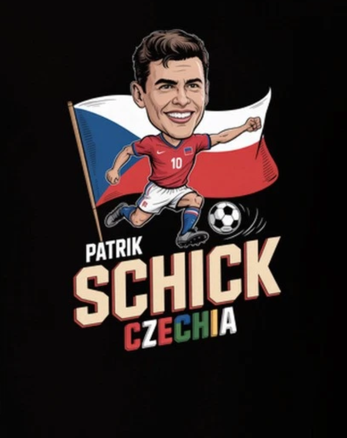 Patrik Schick Czechia Forward World Cup T Shirt
