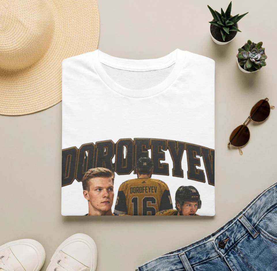 Pavel Dorofeyev Graphic T-Shirt Retro Team Photo, Number 16 Jersey Design