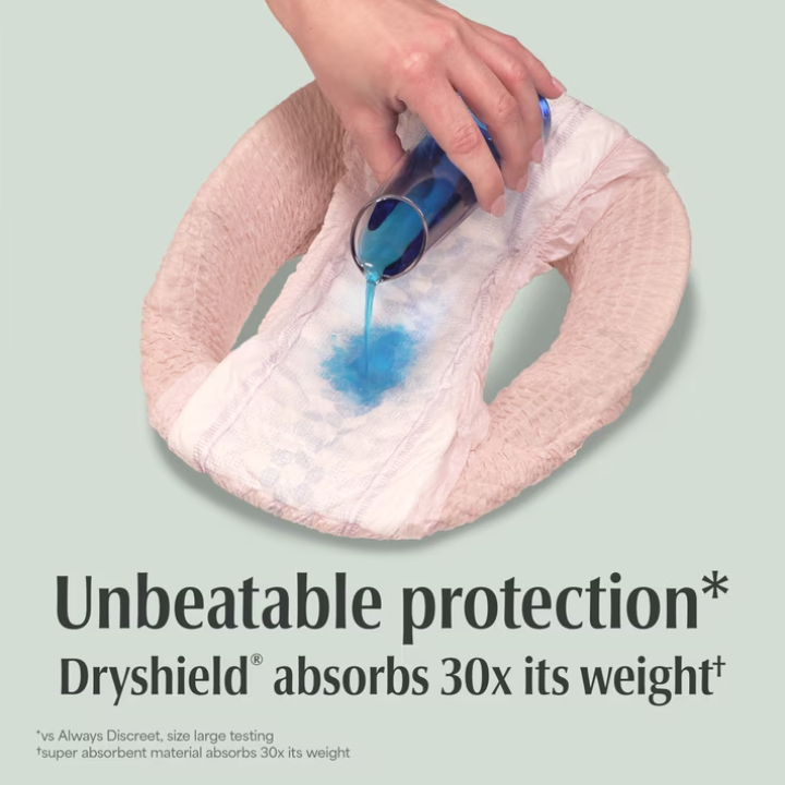 Depend Fresh Protection Incontinence Underwear for Women, Adult Diapers, S, 32 Count