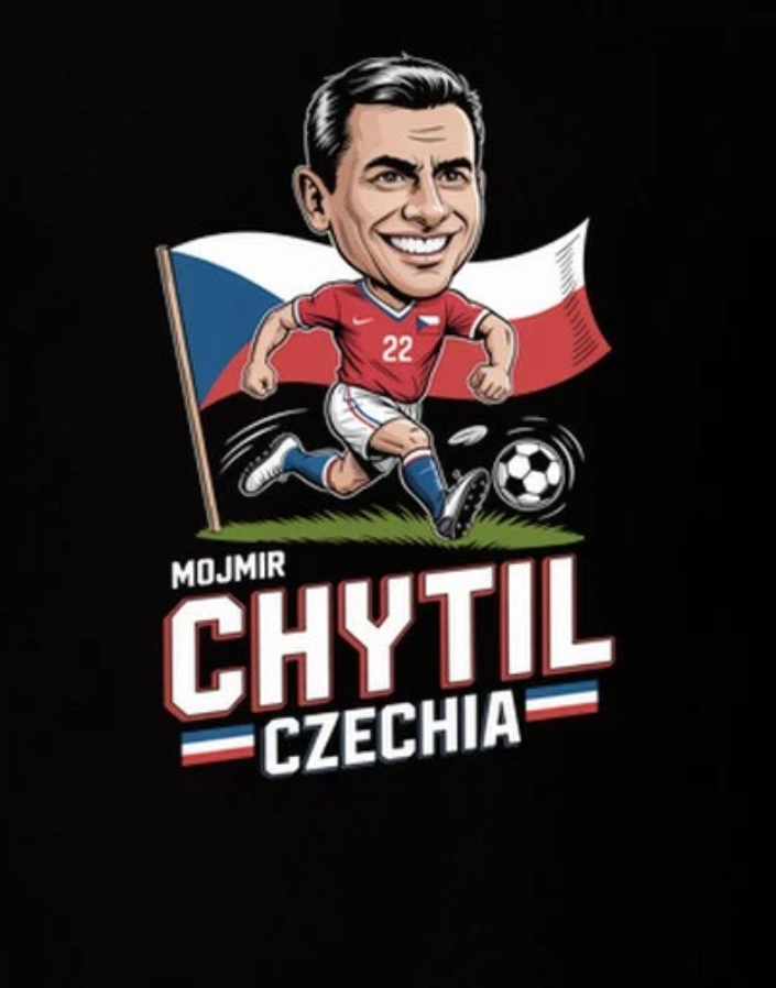 Mojmir Chytil Czechia Forward World Cup T Shirt