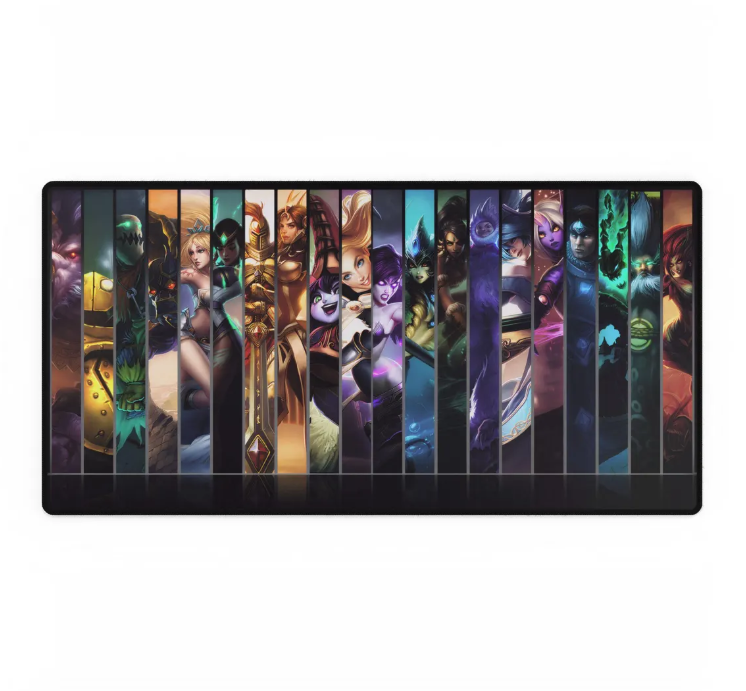 League of Legends Support Heroes Desk Mat Gaming Mousepad