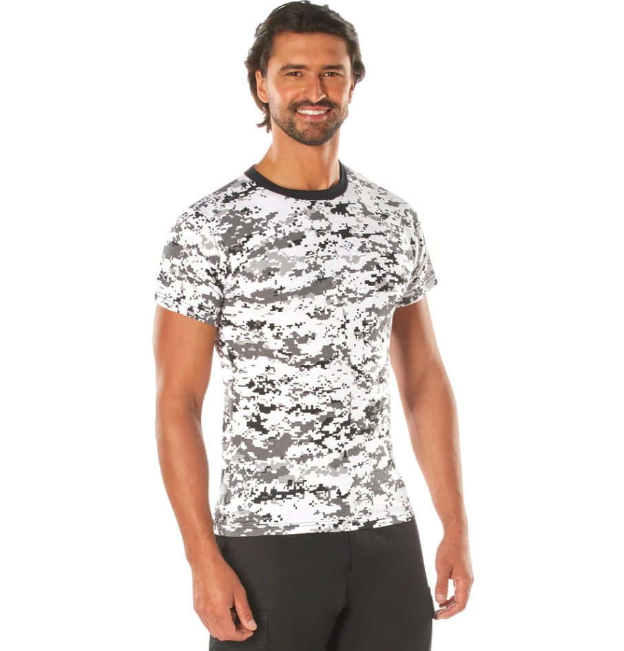 Digital City Camo Military T-Shirt
